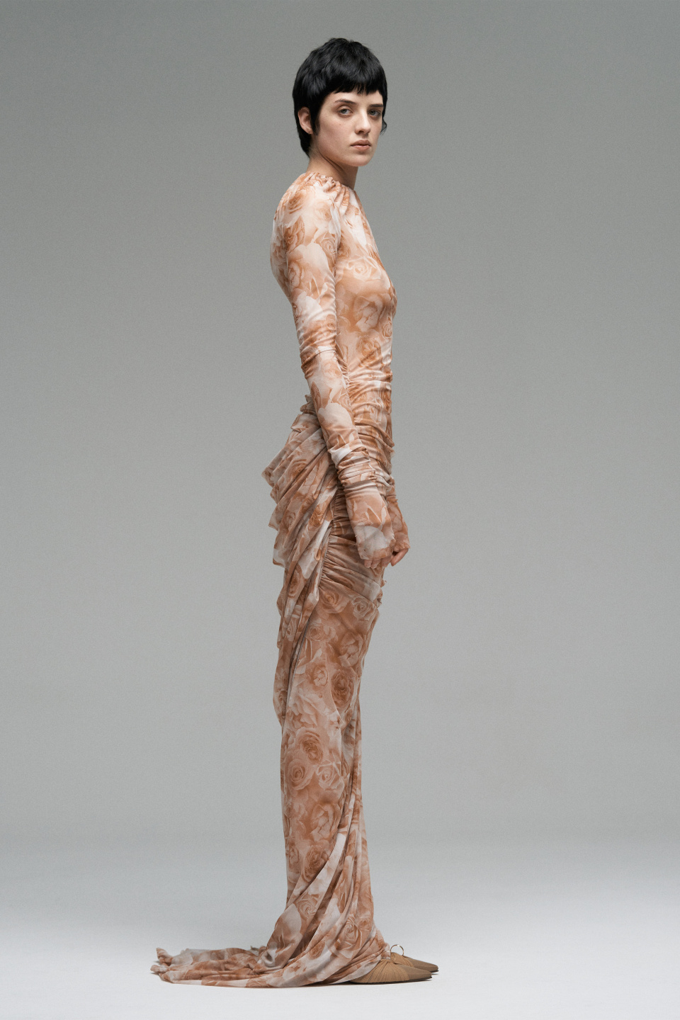 Перчатки эластичные длинные, фото 3