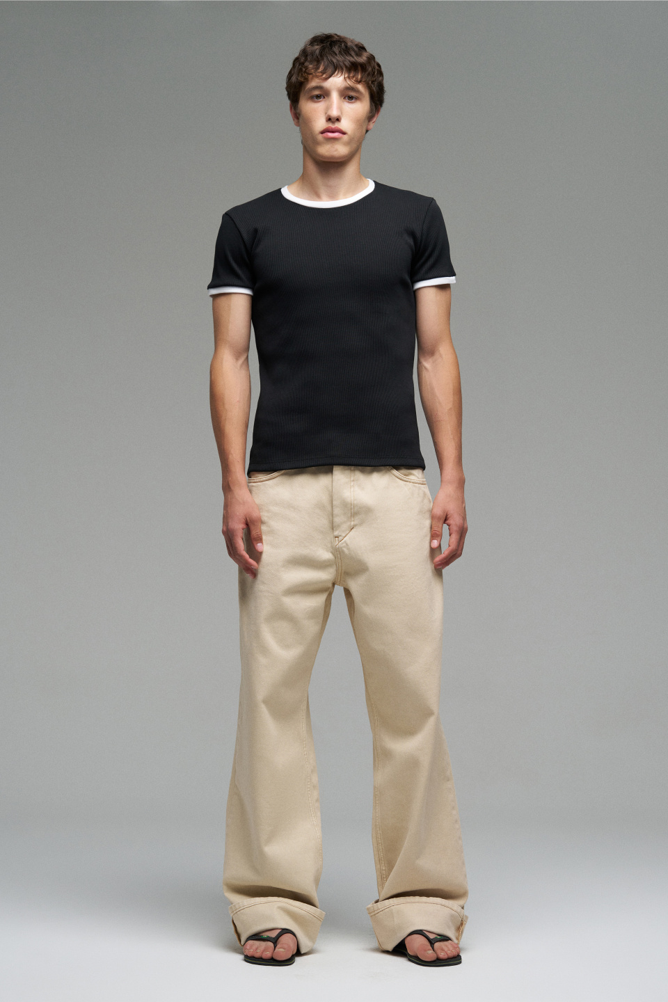 Футболка с кантами Ribbed, фото 1