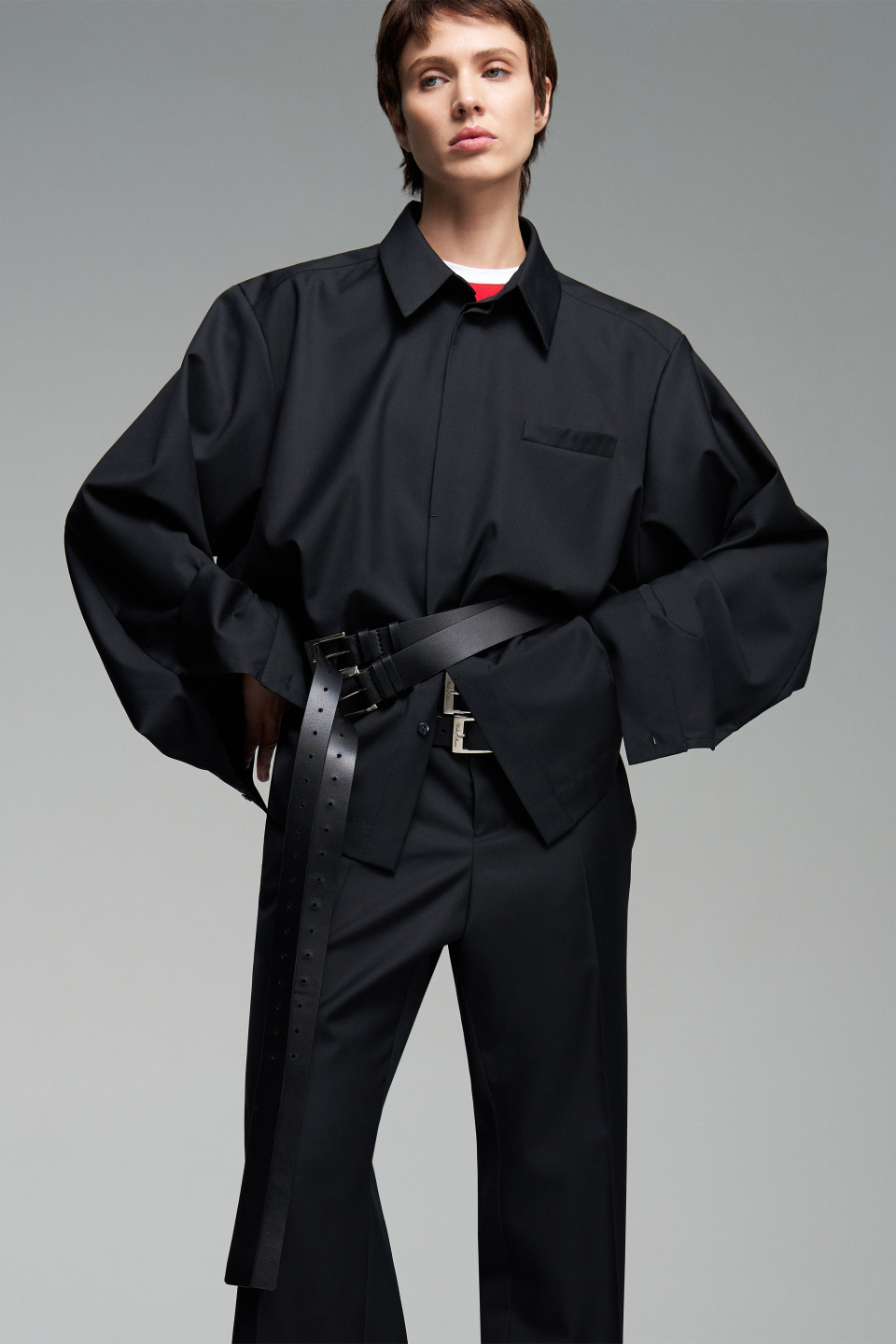 Рубашка с двойным рядом шлевок, фото 5