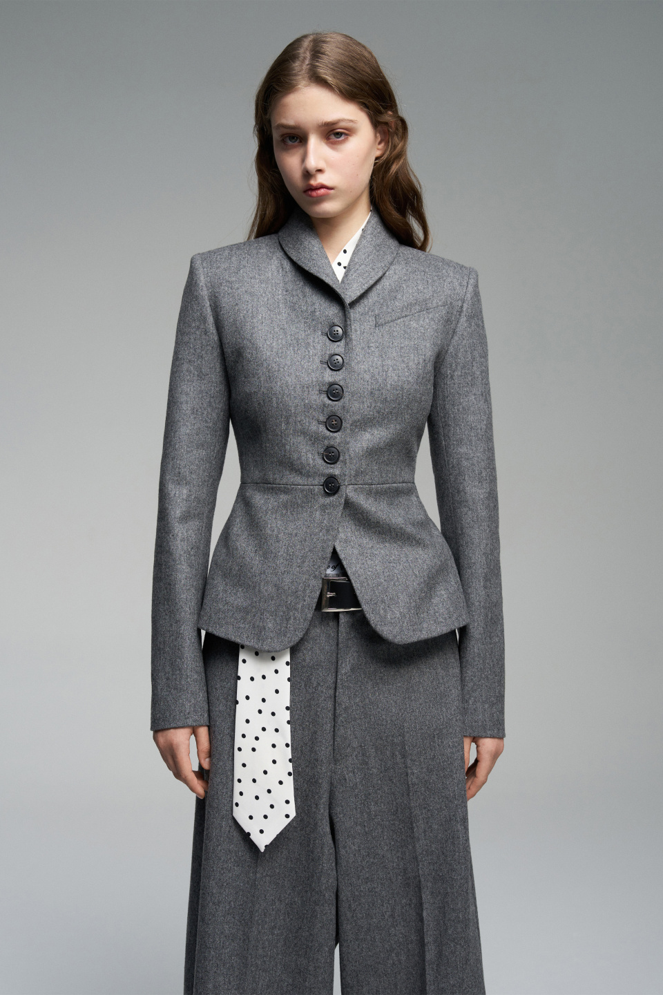 Приталенный жакет из шерсти, фото 1