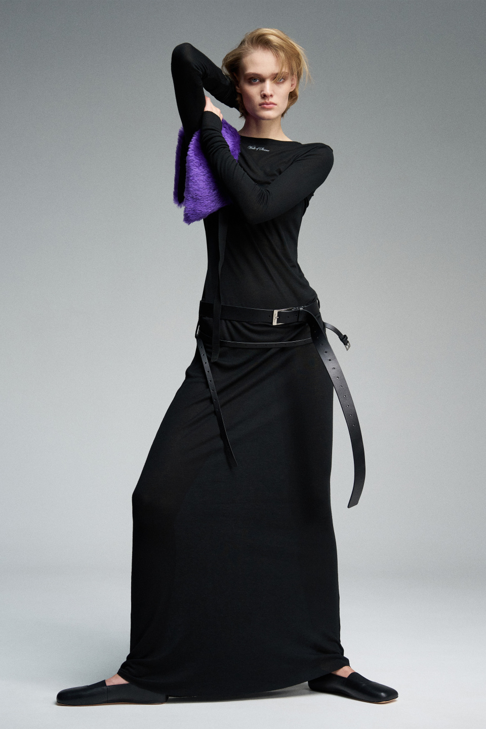 Макси-платье из трикотажа, фото 1