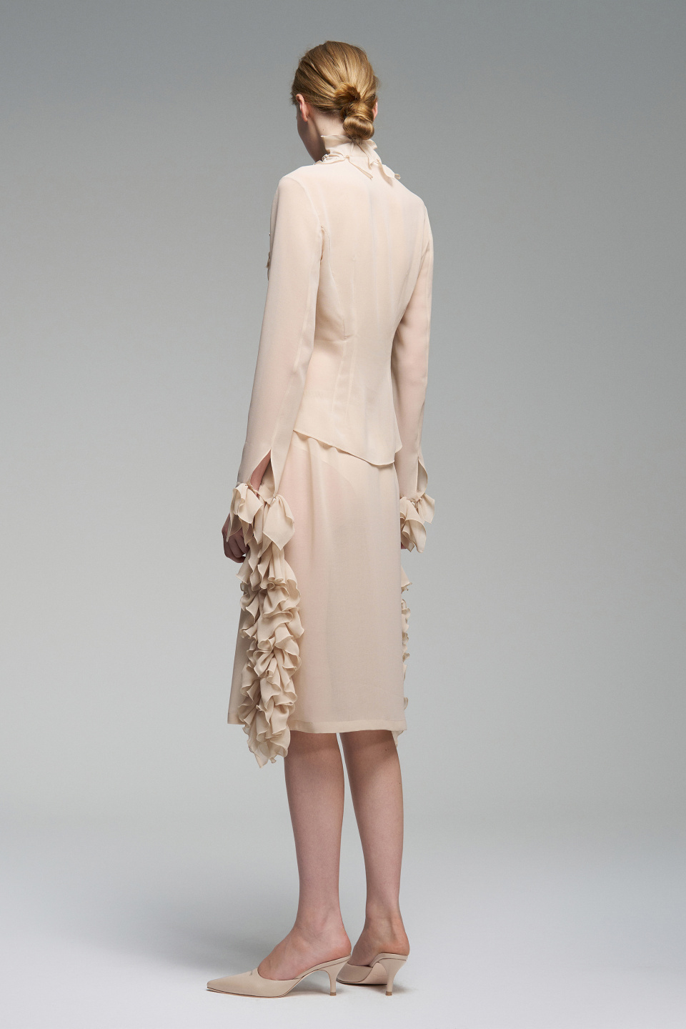 Прозрачная блуза Ruche, фото 5