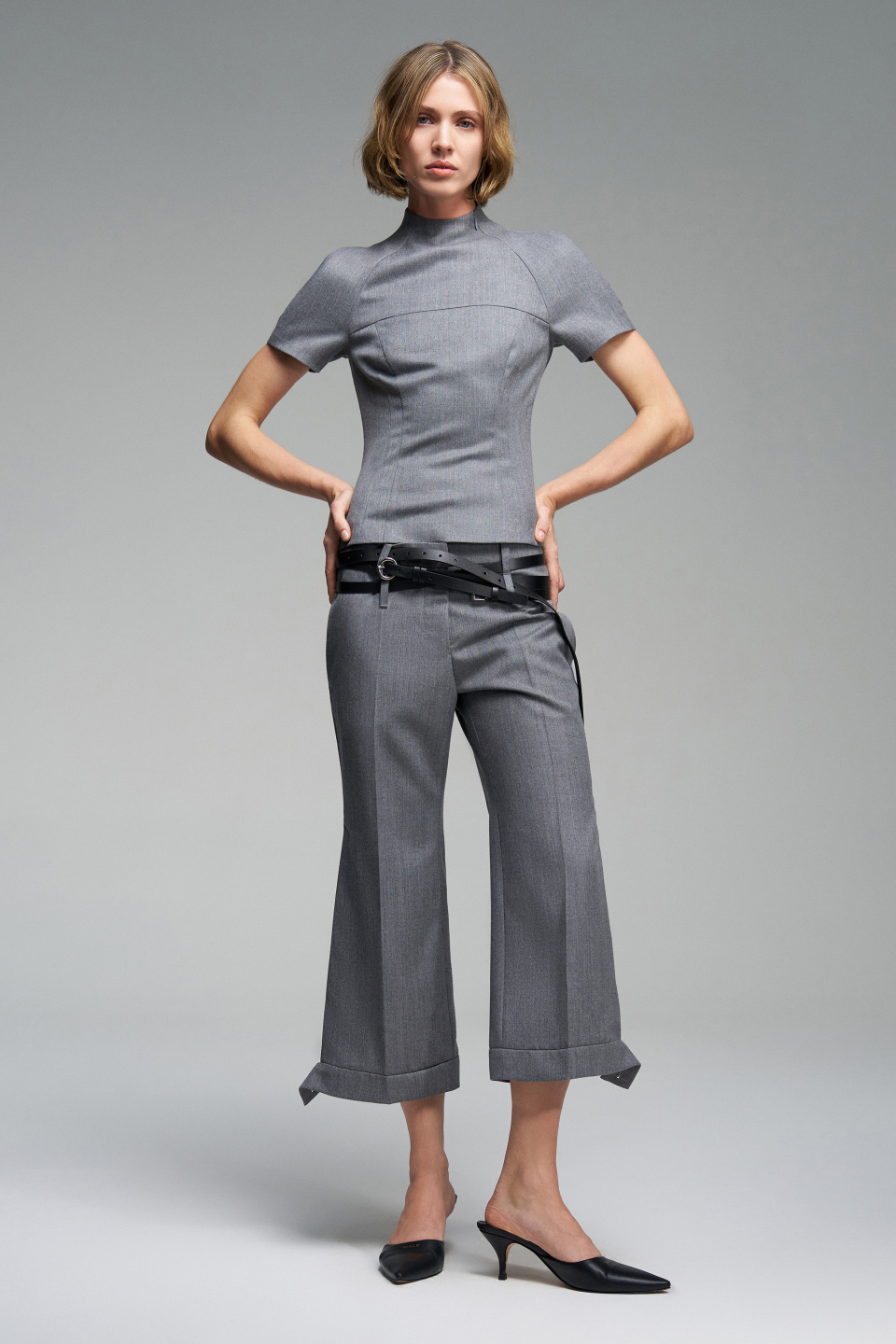 Топ Cipao из костюмной ткани, фото 1